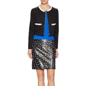 Love Moschino cropped chain-detailed blazer